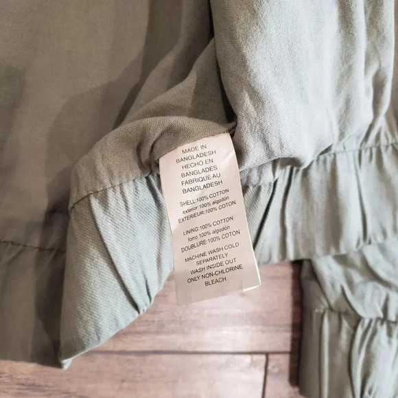 NWT Michael Kors Army Green Bomber Jacket Size XL - Picture 4 of 7